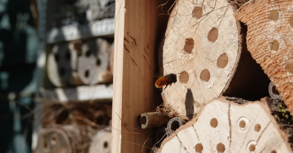 découvrez notre insect hotel, un refuge écologique idéal pour accueillir et protéger les insectes bénéfiques dans votre jardin. favorisez la biodiversité de manière naturelle et durable.