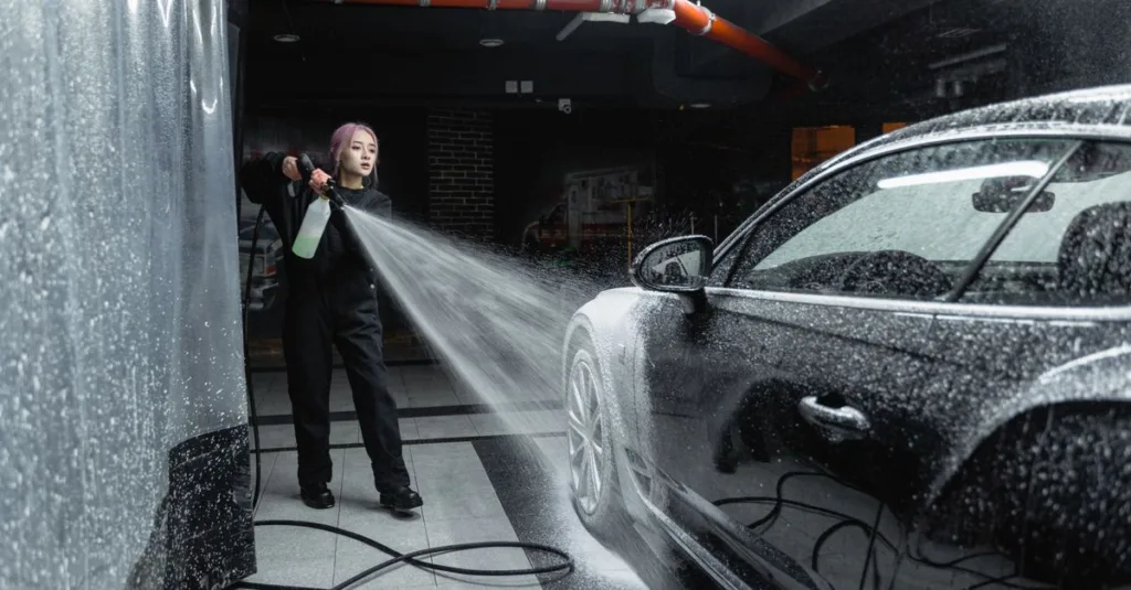 découvrez notre nettoyeur haute pression performant, idéal pour un nettoyage efficace et rapide de toutes surfaces extérieures.